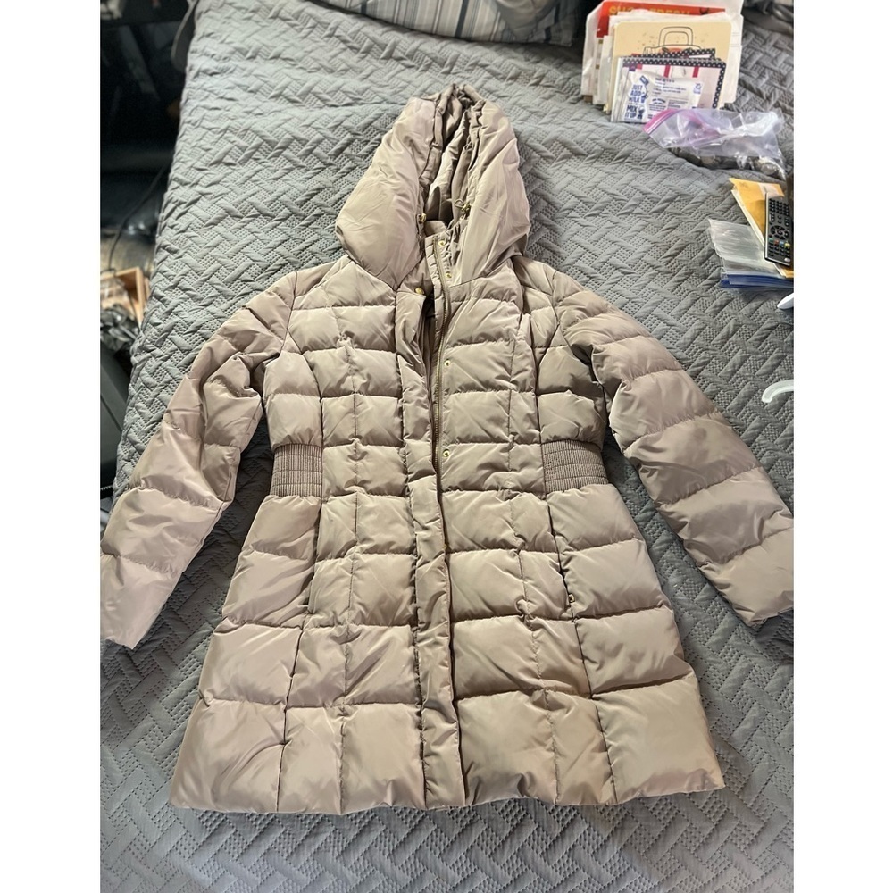 BRAND NEW WITHOUT TAGS-Cole Haan Womens Hooded Down Puffer Coat​​ - Picture 5 of 12